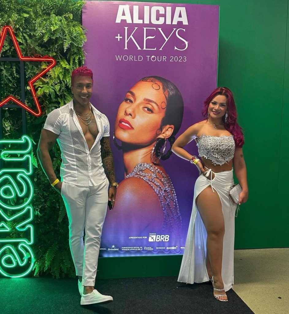 Apollo Sant curte show de Alicia Keys